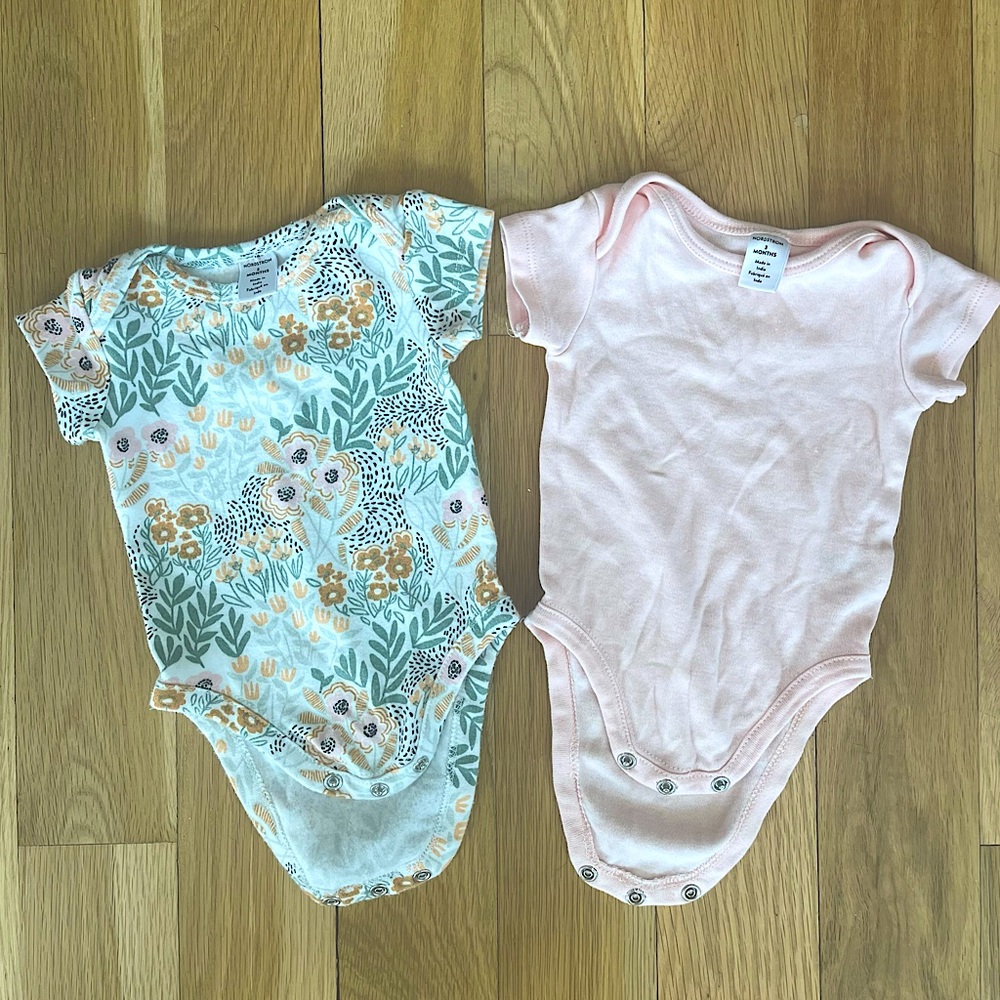 Nordstrom 3 month girl onzies